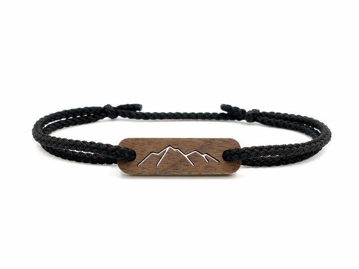 Männer Eco Armband ''Berge MST. Edition'' Walnussholz