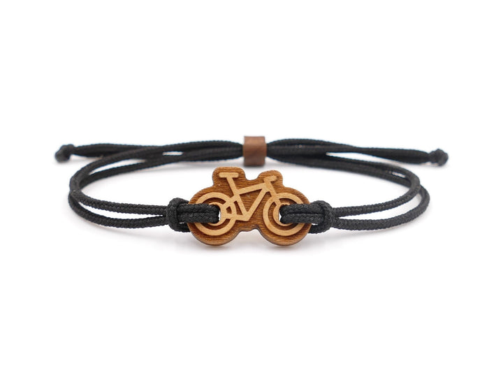 Eco Armband ''Fahrrad'' Kirschholz