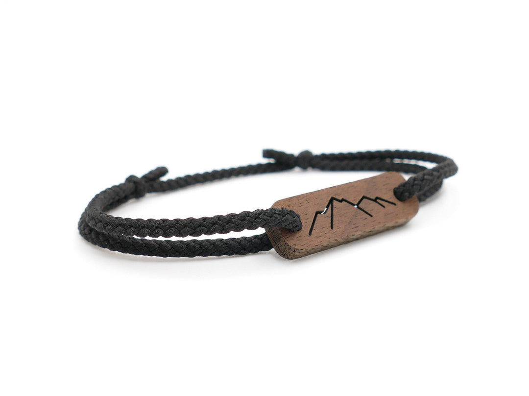 Männer Eco Armband ''Berge MST. Edition'' Walnussholz