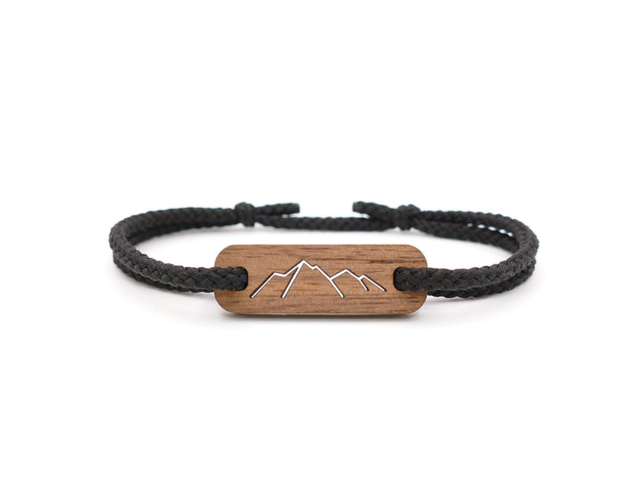 Männer Eco Armband ''Berge MST. Edition'' Walnussholz