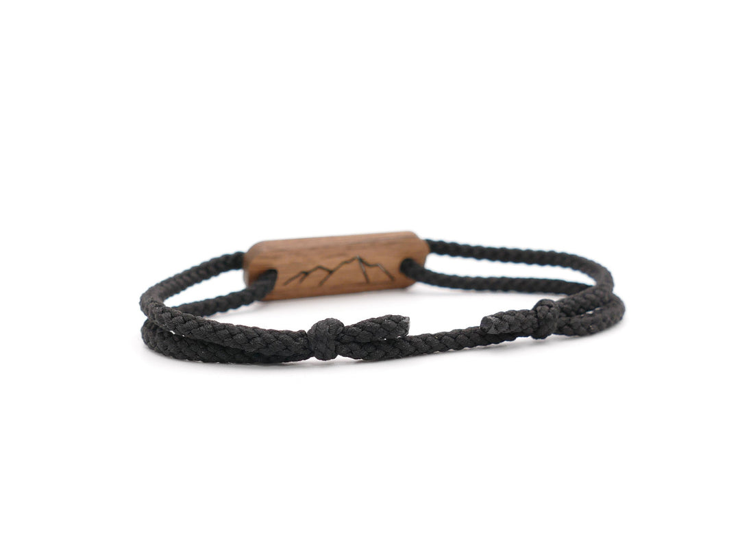Männer Eco Armband ''Berge MST. Edition'' Walnussholz