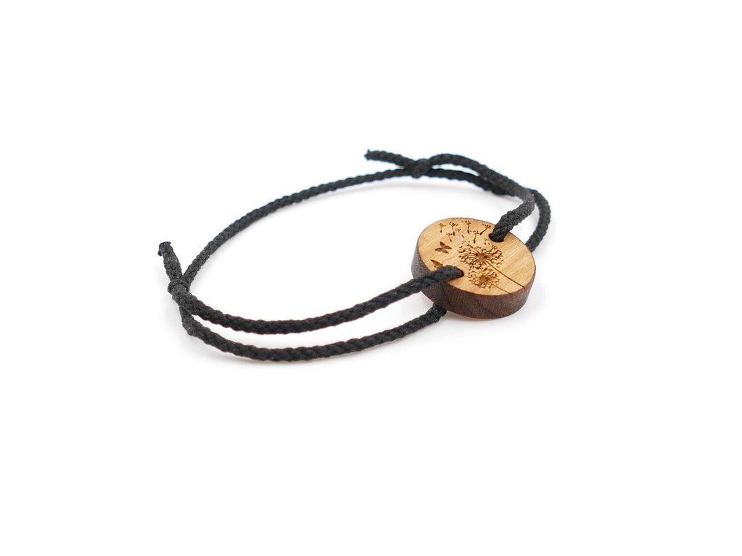 Feines Eco Armband ''Pusteblume'' Kirschholz