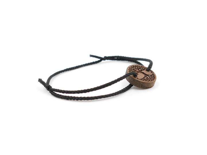 Feines Eco Armband ''Yggdrasil'' Walnussholz