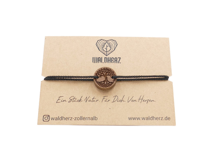 Feines Eco Armband ''Yggdrasil'' Walnussholz