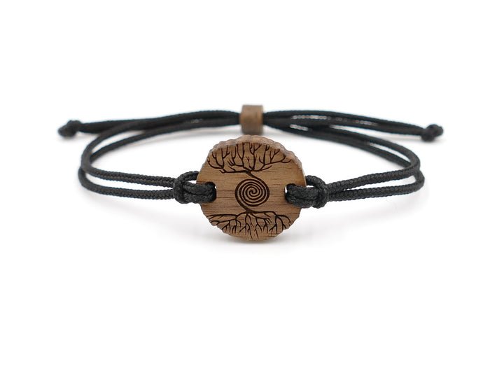 Eco Armband ''Baumspirale'' Walnussholz