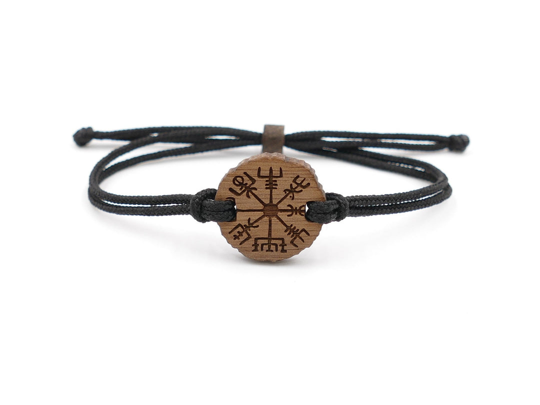 Eco Armband ''Vegvisir'' Walnussholz