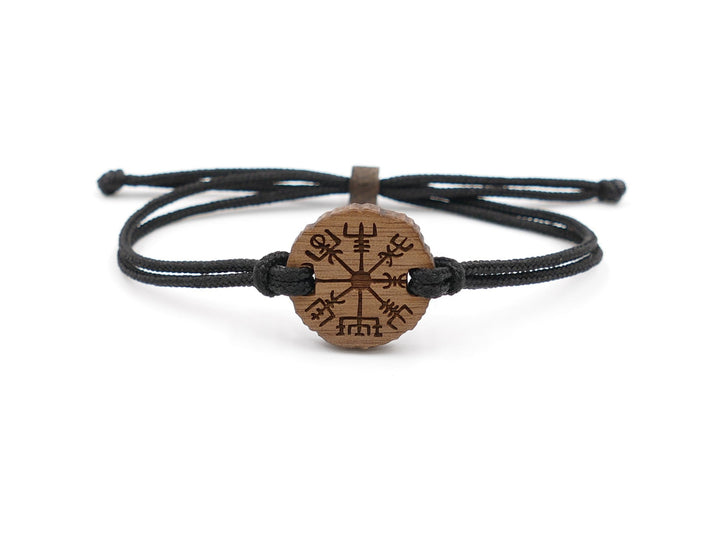 Eco Armband ''Vegvisir'' Walnussholz