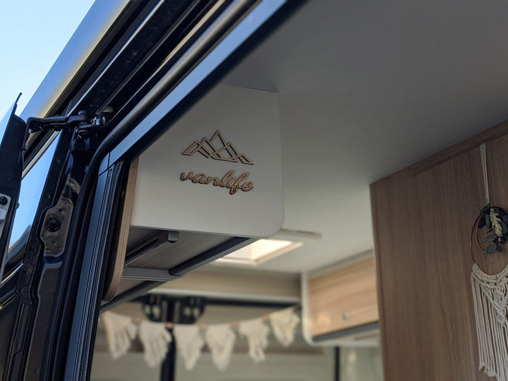 Camper Wand-Bild "Vanlife-Wald" Ahornholz