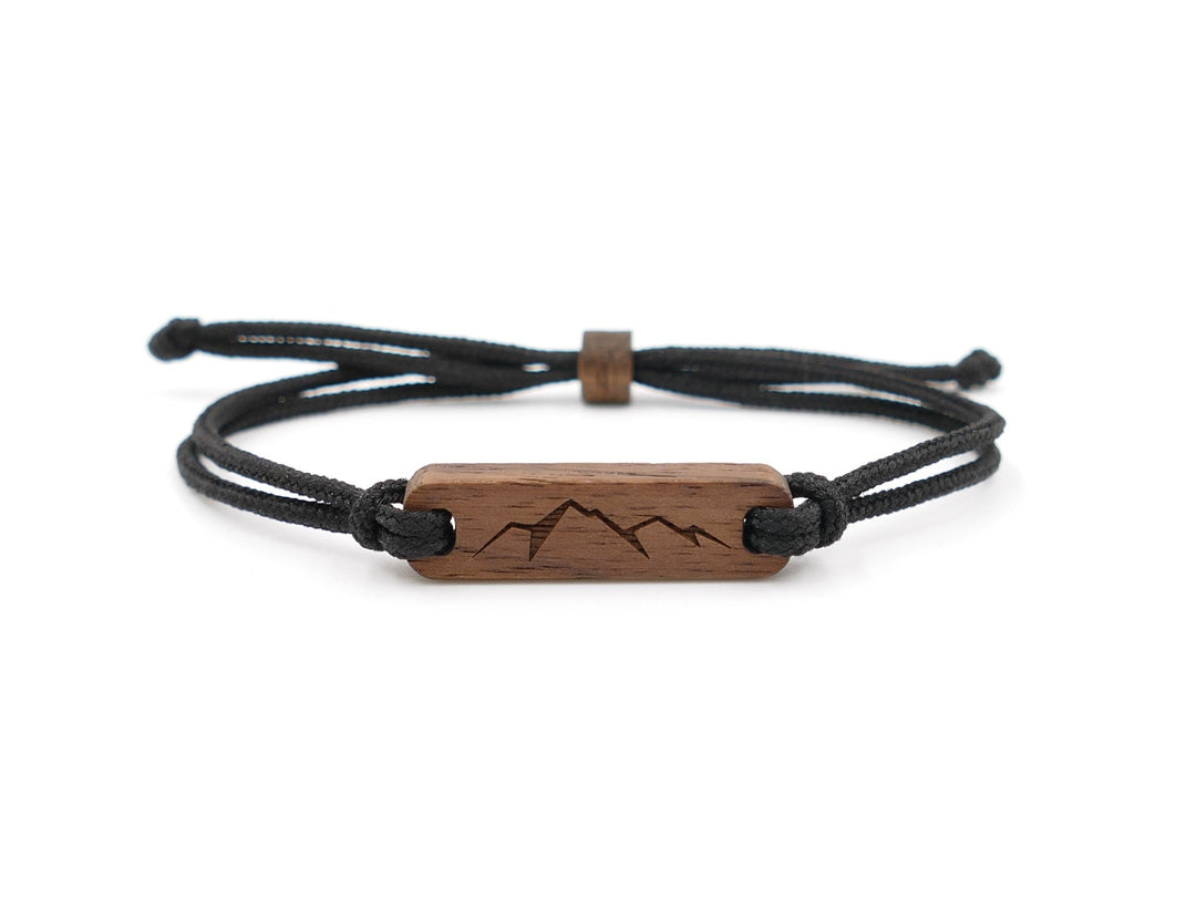 Eco Armband ''Berge'' Walnussholz